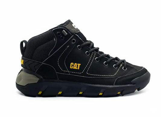 Zapatillas Caterpillar® Importada Negras 100% cuero sin puntera Ref 1343