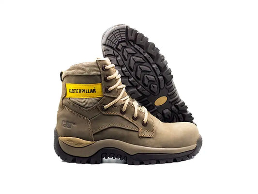Bota Caterpillar® Beige 100% cuero con puntera importada Ref. 016