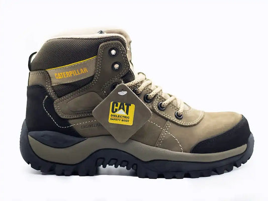 Bota Caterpillar® Importada 100% cuero con puntera color beige Ref. 1333