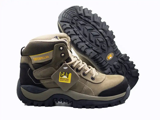 Bota Caterpillar® Importada 100% cuero con puntera color beige Ref. 1333